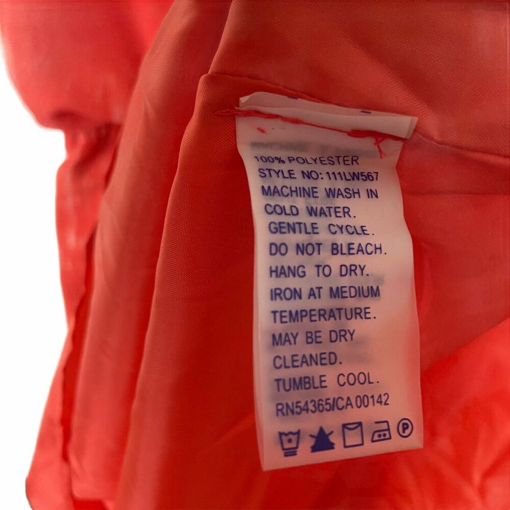 Peter Nygard Dress Orange Sleeveless Bold Colorful Cruise Vacation Dress sz 16 - Picture 6 of 15